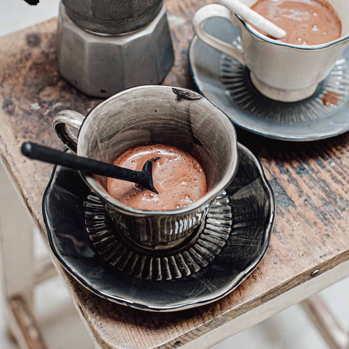 The Table Attic Kop en Schotel 140 ml Liquorice - vtwonen shop