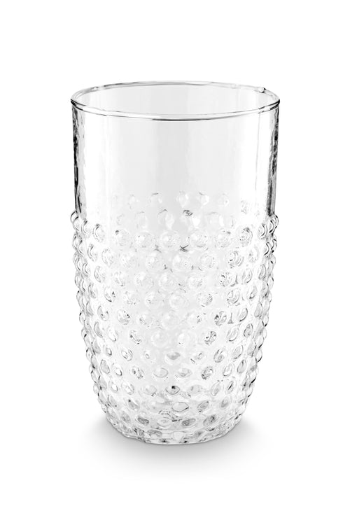 vtwonen Longdrinkglazen Dots - Glazen - Set van 4 Drinkglazen - Servies - 420 ml