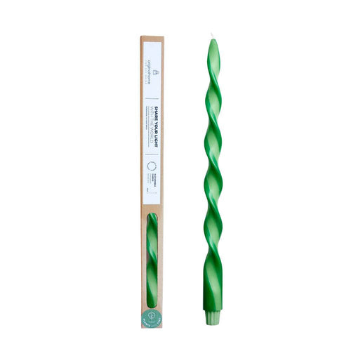 Originalhome spiraalkaars duo - 40 cm - lichtgreen - vtwonen shop