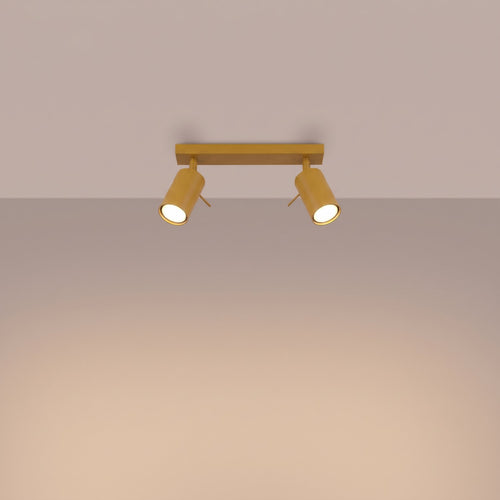 Sollux Lighting Plafondlamp RING 2 geel - 30x6x16cm