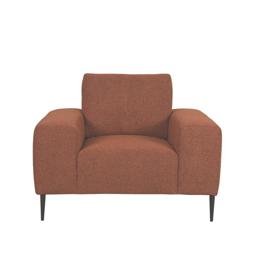 LABEL51 Fauteuil Ferraro - Oranje Bouclé - 112x88x85cm - vtwonen shop