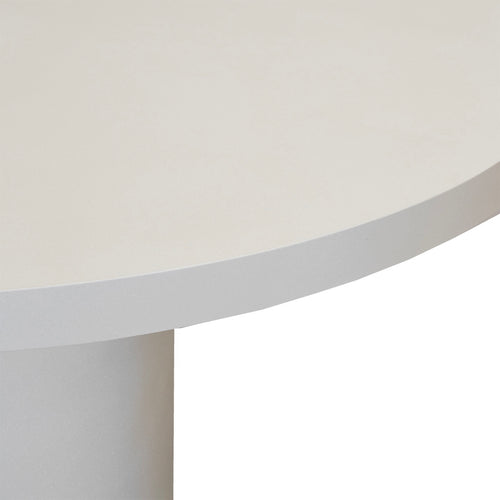 Giga Meubel Tuintafel Eden - Rond 120cm - Beige Eco Composiet - Betonlook - vtwonen shop