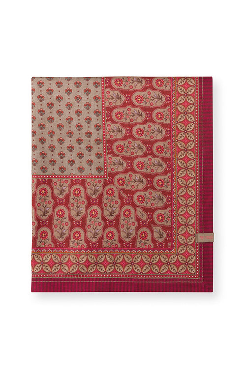 Pip Studio - Blooming Tales Dark Red - Tafelkleed - 150x250cm