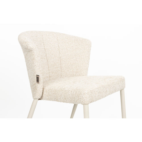 Dutchbone Georgia Eetkamerstoelen Beige - Set van 2