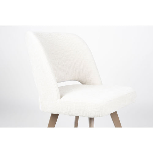 Housecraft Living Yves Eetkamerstoelen Wit - Set van 2