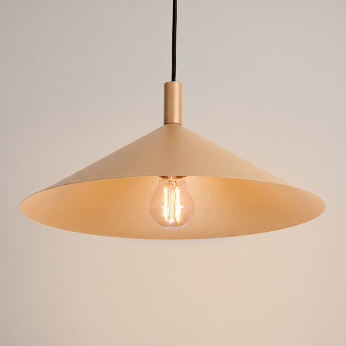 Sollux Lighting Hanglamp NOX 40 goud - 40x40x135cm