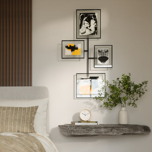 Umbra wandfotolijst Flute - 8 x 57 x 99 cm - zwart