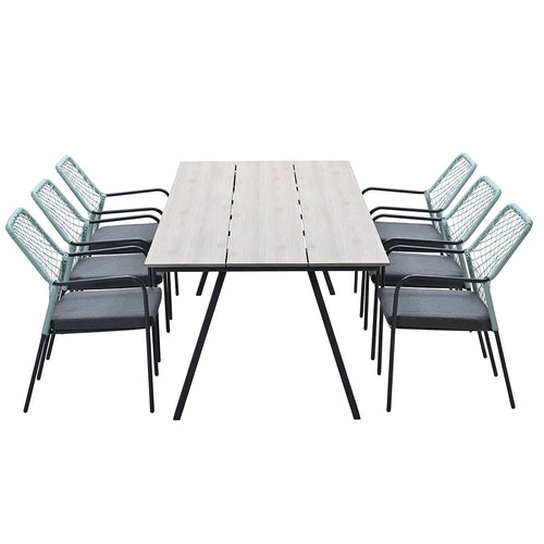 Garden Impressions tuinset Ross - Braga zacht groen - 7-delig