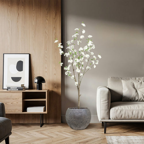 Maxifleur Bloesem Kunstboom 150cm creme