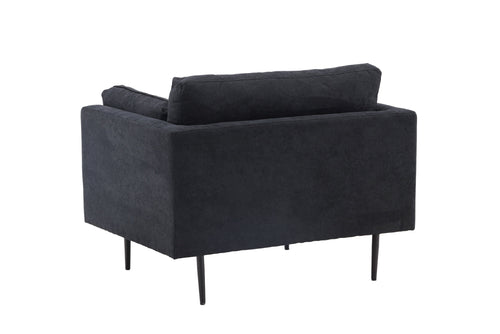 Rebellenclub Fauteuil Ioane - Zwart linnen - vtwonen shop