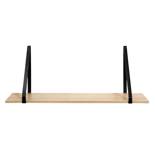 CALICOSY - Wandplank, diep - Litch hout - 29,5x80x30 cm