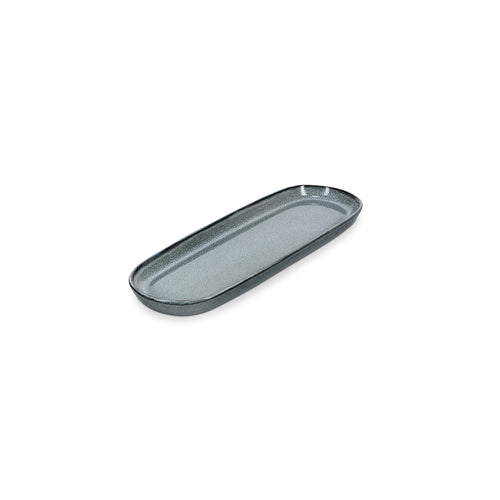 Salt & Pepper - Serveerschaal 29x10xH2cm groen/blauw Meridian - Set van 2