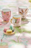 Pip Studio La Majorelle Mokken - Servies - Set van 4 Kopjes - Roze - 450ml - vtwonen shop