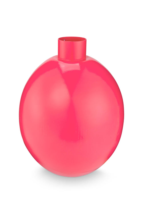 vtwonen Vaas - Metaal - Roze - 17x22cm - vtwonen shop