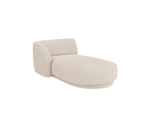 Micadoni linker meridiaan Miley 2-zits, boucle beige - 156x90x70cm