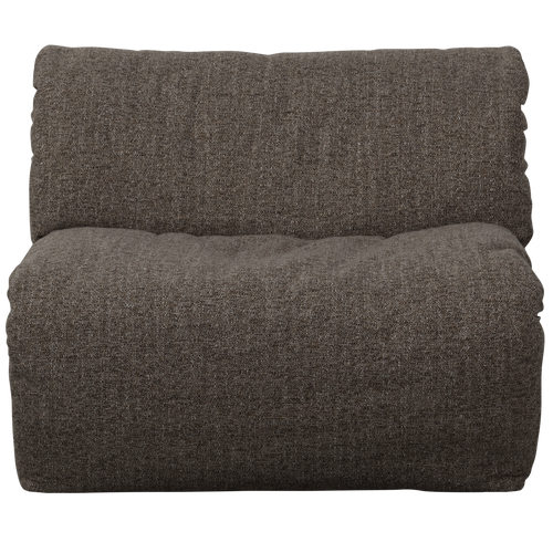 WOOOD 1-zits element Baggy - Geweven Stof - Warmgrijs - 81x91x101 - vtwonen shop