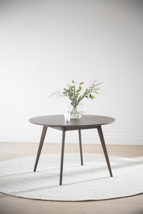 Rowico Home Yumi Ronde Houten Eettafel Ø 115 - Donker Eiken - vtwonen shop