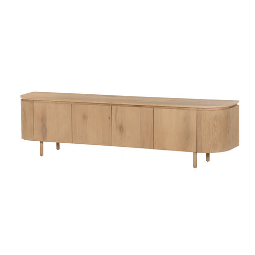 Livingfurn tv-meubel Tobago - bruin - 43x210x56 - vtwonen shop