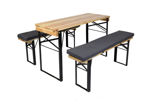 MaximaVida picknicktafel kussenpakket Antro 180 x 27,5 x 5 cm - 2 stuks - waterafstotend - vtwonen shop