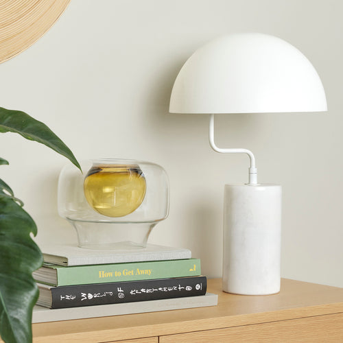 Hübsch vaas Lunar - glas - ø20xh16cm - vtwonen shop