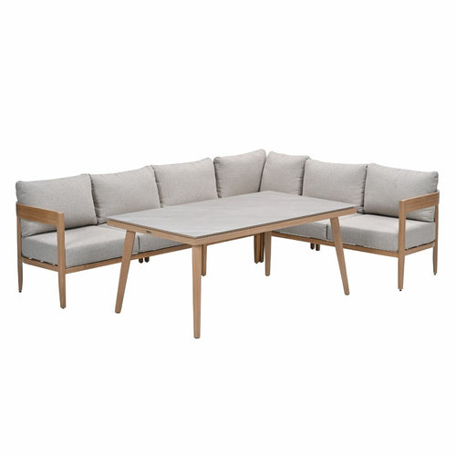 Garden Impressions lounge dining set San Mauro napoli sand - 6-delig