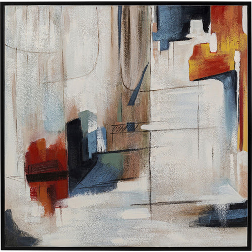 Kare Design Schilderij Visione Obliquo 100x100cm - vtwonen shop