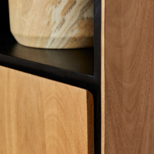 StarFurn Boekenkast RichWood - Naturel Hout - 60x45x220cm - vtwonen shop