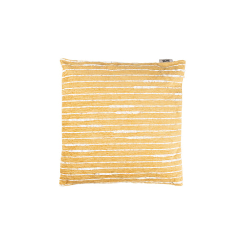 Dutchbone Leaf Kussen 45x45 cm Okergeel