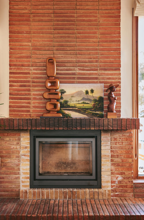 HKLIVING sculptuur handgemaakt – naturel hout - vtwonen shop