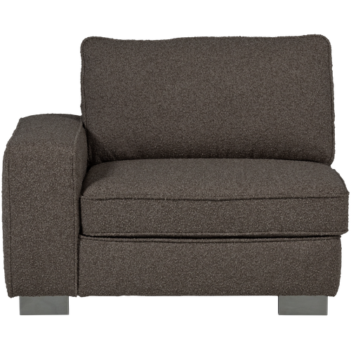 vtwonen element 1-zits met arm links Lazy - Bouclé - Antraciet - vtwonen shop