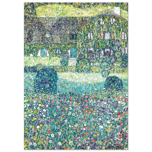 Artfulprints  Gustav Klimt - Country house by the Attersee   poster A4 21x29.7 cm