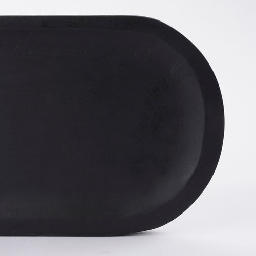 Mica Decorations Tomar Schaaltjes en Dienblad - 200 ml - 100% FSC Mangohout - Zwart - vtwonen shop