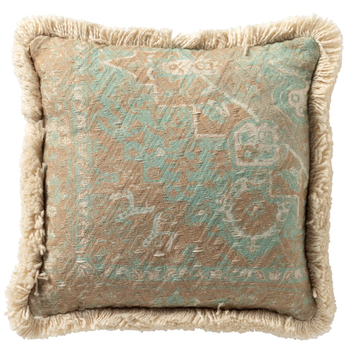 SYNNE - sierkussen 45x45 cm - Harbor Gray - beige, blauw