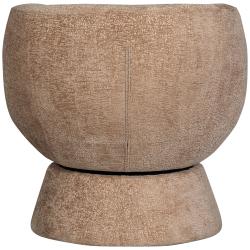 BePureHome draaibare fauteuil Shuffle - Polyester - Naturel - 72x73x71 - vtwonen shop