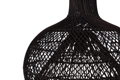 Rebellenclub Hanglamp Glen - ¿45 cm - Zwart Rattan - vtwonen shop