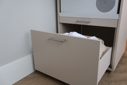 Wastoren® wasmachinekast - Kastenwand 1.1-K - beige - 194 x 207 x 65 cm