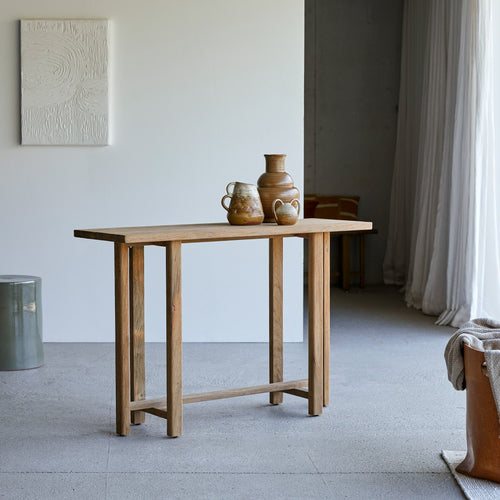 Tikamoon Bijzettafel van gerecycled massief teakhout - Naturel - vtwonen shop