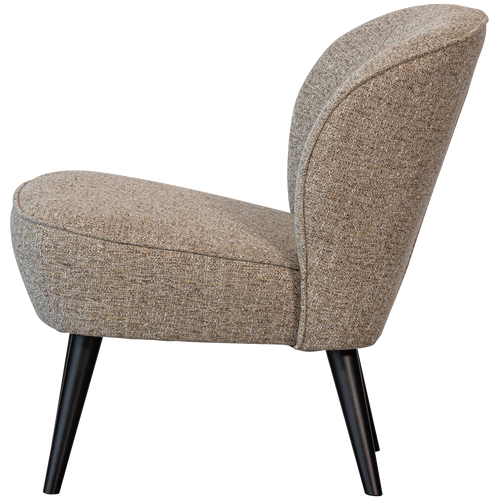 WOOOD fauteuil Sara - Polyester - Naturel - 71x59x70 - vtwonen shop