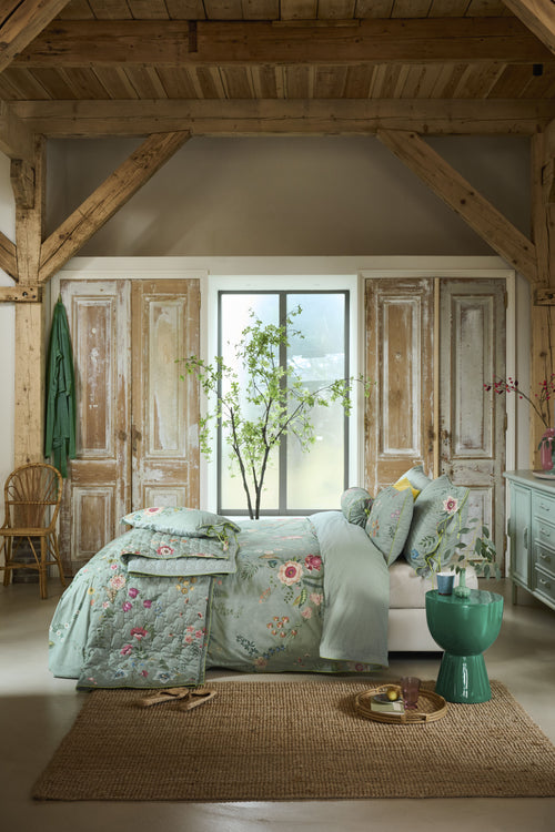 Pip Studio Dekbedovertrek Everbloom - 60 x 70 cm - Groen
