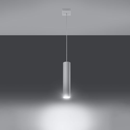 Sollux Lighting Hanglamp LAGOS 1 wit - 8x8x100cm