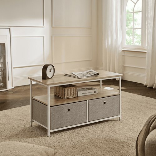 Calicosy - Salontafel LISA - licht hout 80x40x47 cm