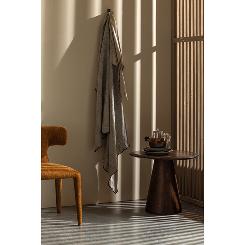 WOOOD bijzettafel Posture - Hout - Walnoot - 52x60x50 - vtwonen shop