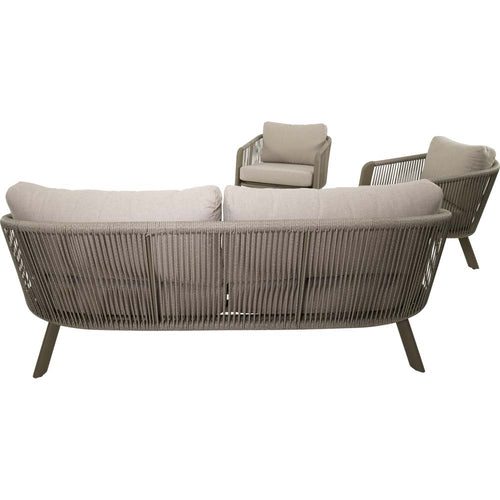 Lesli Living loungebank Tanoa - taupe - 174x78x69cm