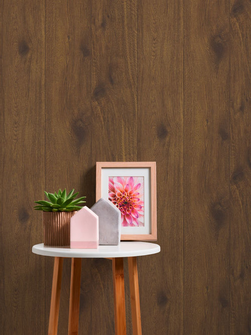 A.S. Création behang houtlook bruin - 53 cm x 10.05 m - AS-300431 - vtwonen shop