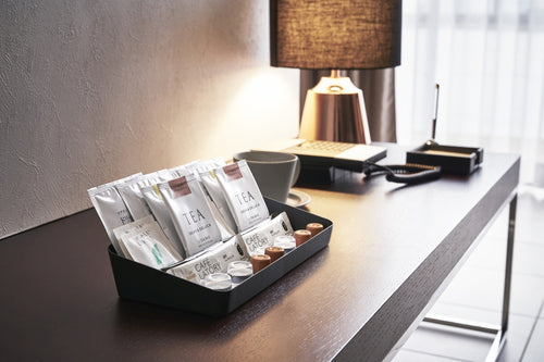 Yamazaki Amenity Tray - Breed - Tower - Zwart - vtwonen shop