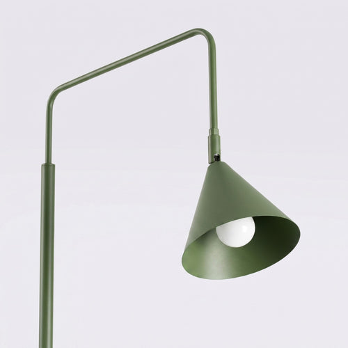 Sollux Lighting Vloerlamp NOX olijfgroen - 30x30x165cm
