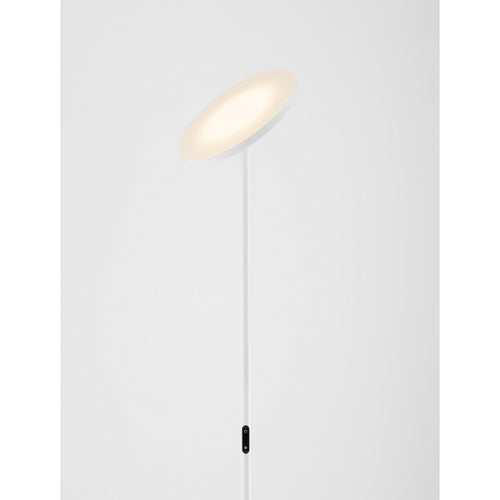Nova Luce SINKRO Uplighter vloerlamp zandwit, aanraakgevoelige dimbare LED 30W 2270lm 3000K