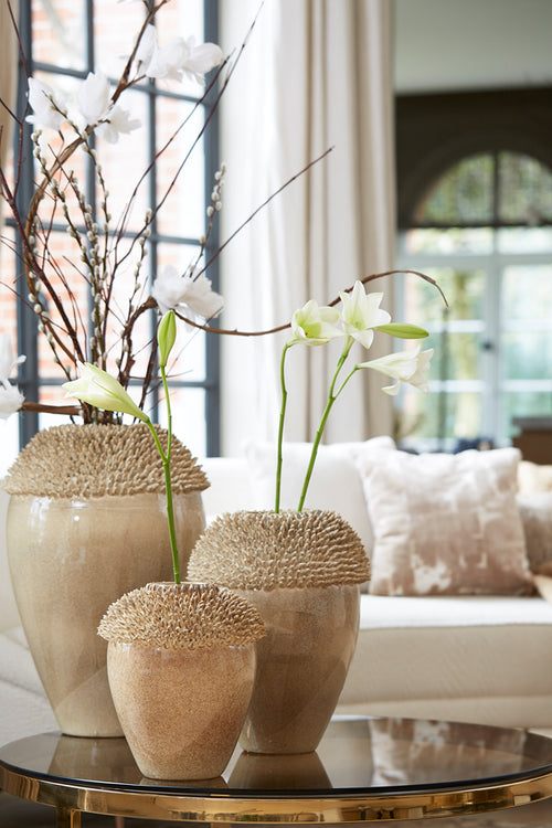 Light & Living vaas SANGKU - Ø39.5x60cm - bruin