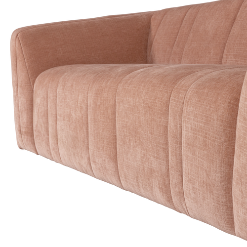 WOOOD 2-zits bank Omaire - Chenille - Lichtroze