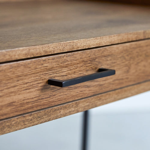 Tikamoon Bureau van massief mangohout en metaal - Bruin - vtwonen shop